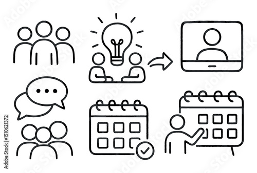 Teamwork Icon Set