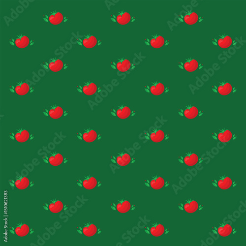 La Tomatina background [Tomatos seamless pattern]