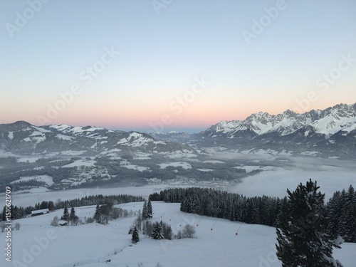 winter mountain landscape