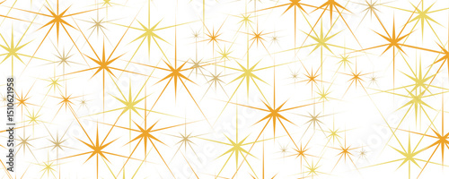 Gold falling down confetti background. Repeated golden dotted glitter pattern. Yellow, orange and golden dots wallpaper. Celebration Christmas, New Year or birthday party repeating backdrop. Vector