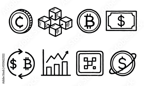 Crypto Sketch Icons
