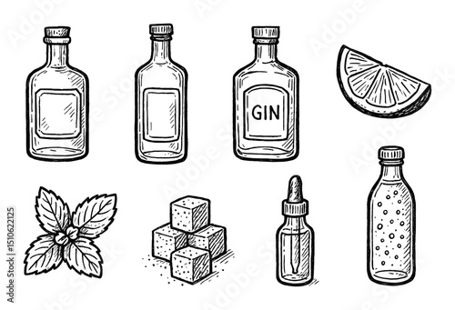 Hand-Drawn Drink Icons