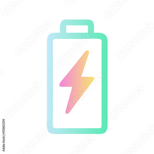 battery charge power level icon design
