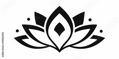 Lotus flower logo design template professional cmyk inspirations for branding