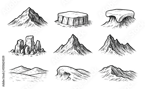 Snowy Summit Icons