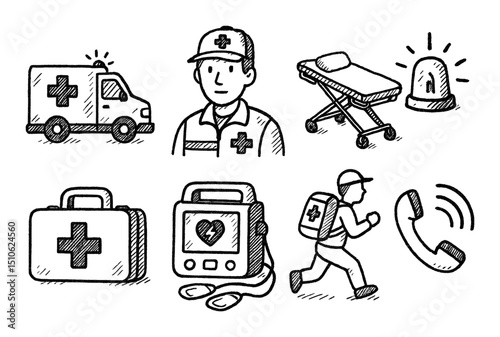 Emergency Services Icons