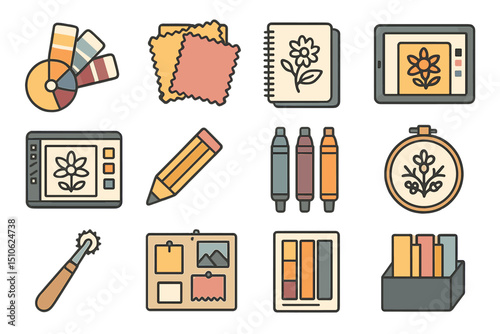 Creative tools and devices for digital design and craft projects