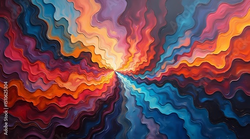 abstract colorful background with flames