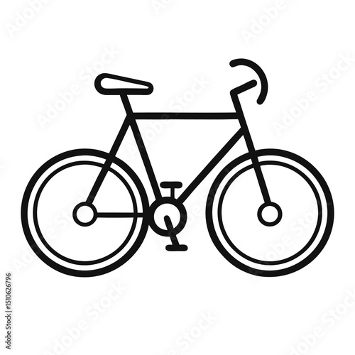 bicycle icon vector illustration