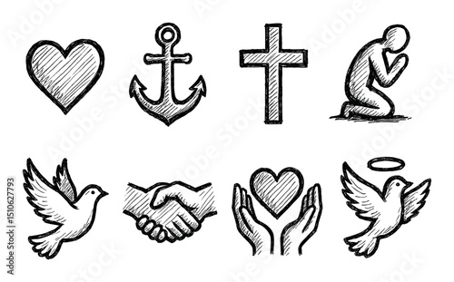 Hand-Drawn Icon Set