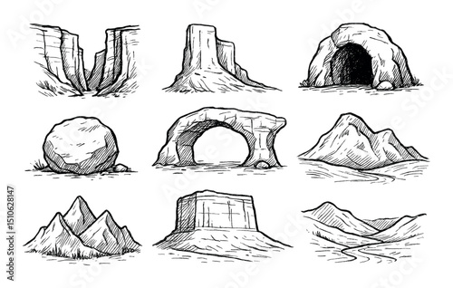 Hand-Drawn Nature Icons