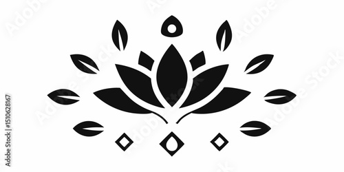 Lotus flower logo design template professional cmyk inspirations for branding