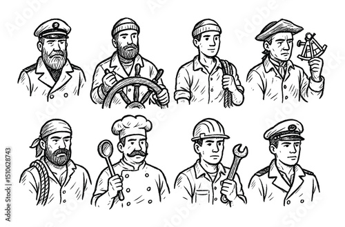 Nautical Crew Icons