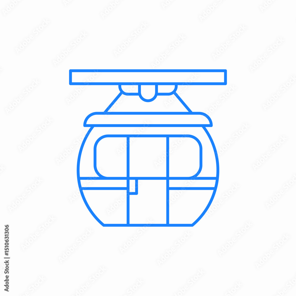 cable car transport icon sign vector cable car transport icon sign vector