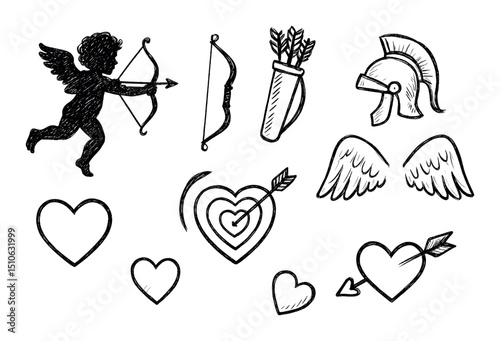 Cupid Icon Sketches