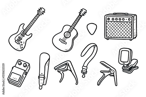 Guitar Icon Sketches