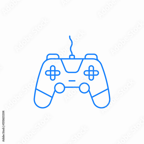 video game controller icon sign vector