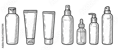 Hair Care Icon Set