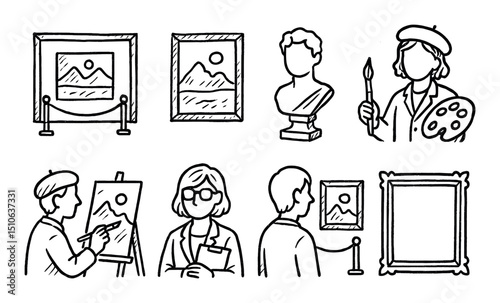 Artistic Icon Set
