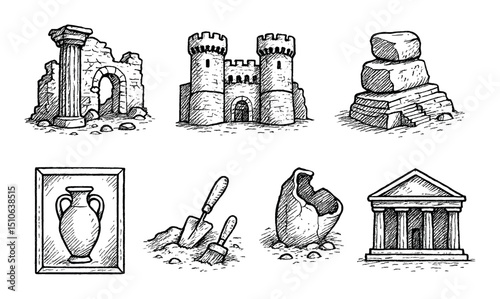 Archaeological Icon Sketches