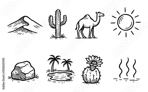 Desert Icons Sketch