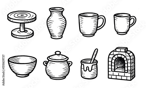 Pottery Icons Sketch