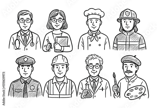Profession Icon Sketches