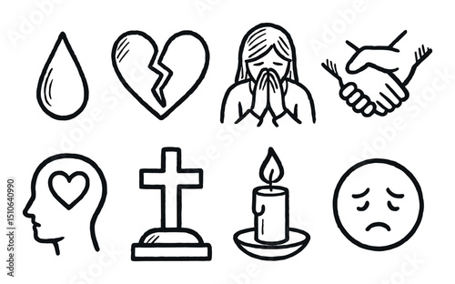 Hand-Drawn Emotion Icons