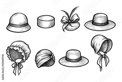 Hand-Drawn Hat Icons