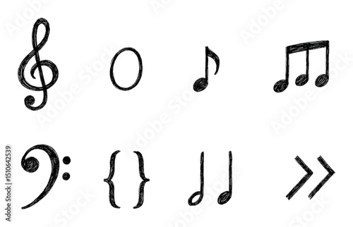 Musical Tempo Icons photo
