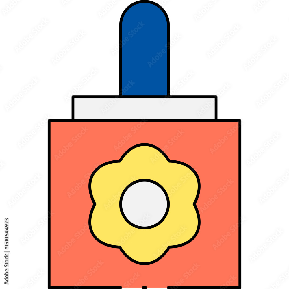 Fototapeta premium Dropper single icon vector illustration