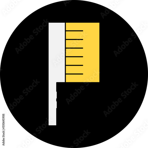 Comb single icon vector illustration