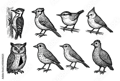 Bird Icon Sketches