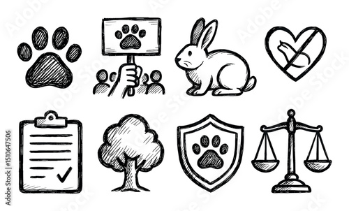 Animal Rights Icons