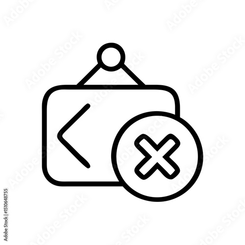 cancel or error icon design