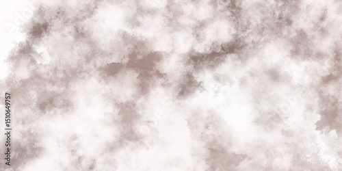 Dark storm clouds envelop the sky, hinting at a dramatic weather abstract. A sunset's light pierces through the white mist, painting a heavenly landscape. Hand drawn vector illustration for card.	
