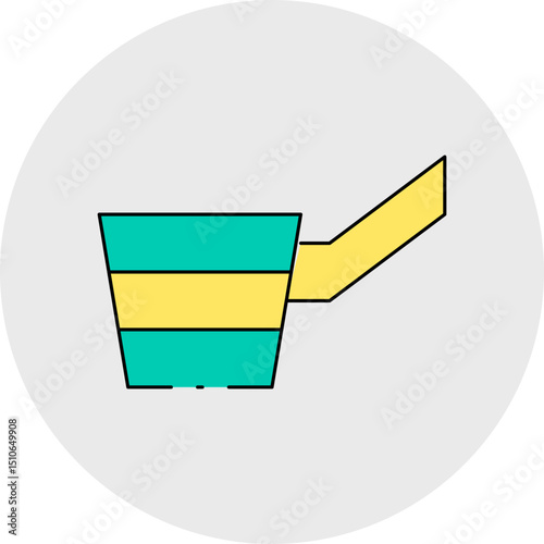 Measure single icon vector illustration