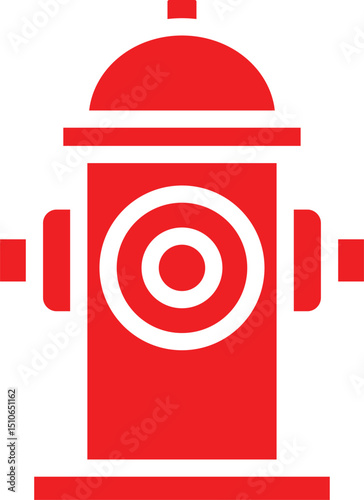 Fire Hydrant vector icon ilustration concept