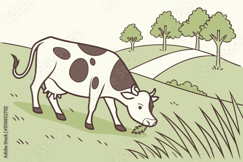 cow, animal, farm, cartoon, vector, milk, illustration, cattle, bull, white, mammal, agriculture, cute, isolated, black, calf, nature, dairy, goat, livestock, meat, beef, funny, art, domestic