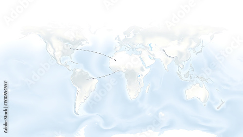 unique abstract background for globalization