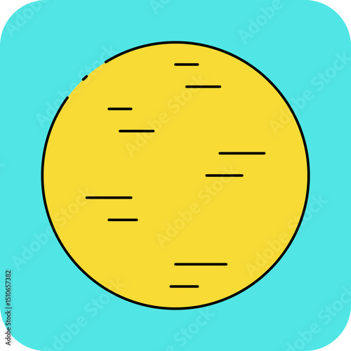 Sun single icon vector illustration