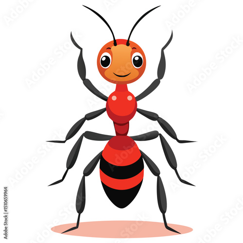 ant vector image on white background
