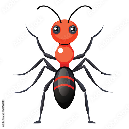 ant vector image on white background