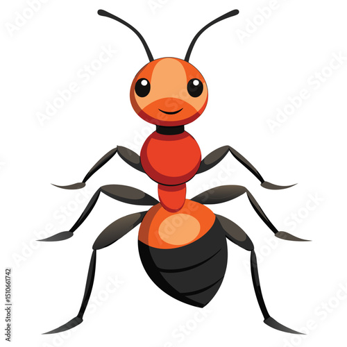 ant vector image on white background