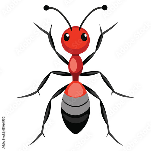 ant vector image on white background