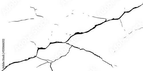 White dried and cracked ground earth background.Closeup of dry fissure ground.Gray crack on earth texture. erosion.