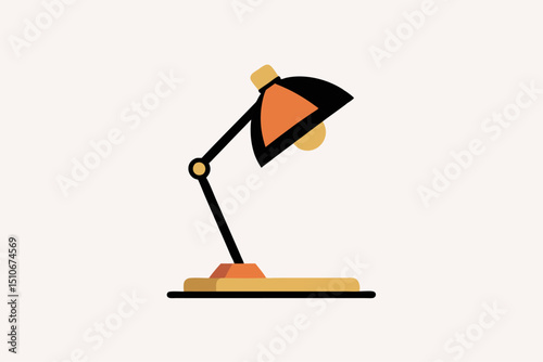 table lamp isolated on white