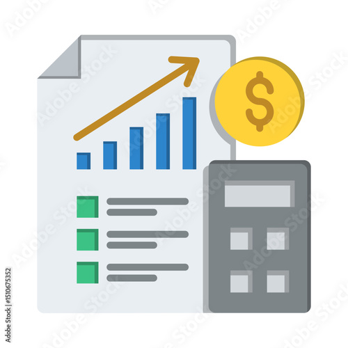 Financial Growth and Analysis Icon