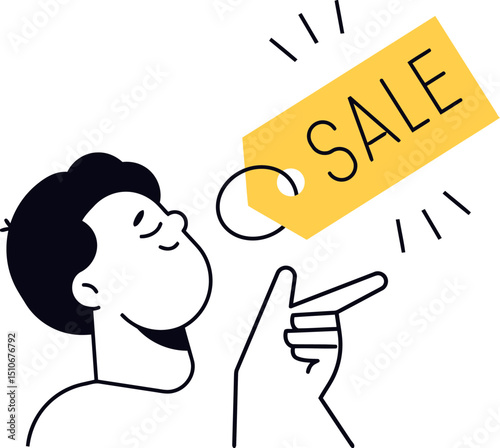 Sale promotion discount offer marketing advertising retail commerce price tag shop now promotion deal 100 vector art illustration