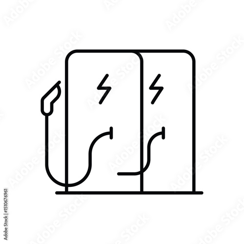 Charging Station Icon vector